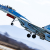 Также судьи оценивали и технику пилотирования. В кадре истребитель Су-35С — newsvl.ru