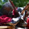Любители средневековых боев устраивали командные сражения в формате 5x5 — newsvl.ru
