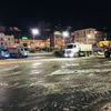 В среднем каждую ночь с площади вывозили от 3 до 5 тысяч тонн. Фото пресс-службы мэрии — newsvl.ru