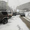 В районе дома № 41 на Сахалинской грузовик потащило на скользкой дороге, и он врезался в припаркованную Toyota Corolla II — newsvl.ru