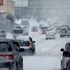 На Луговой на дороге снежная каша — newsvl.ru