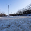 Снег с Университетского проспекта убрали спустя сутки, а вот от гололеда на дорогах не удалось избавиться до сих пор — newsvl.ru