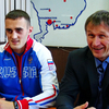 Александр Захаров и его тренер Андрей Подоплелов — newsvl.ru
