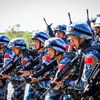 Китайские военные выступали в своей экипировке и со своими автоматами - QBZ-95 — newsvl.ru