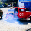 Показательное тушение огня с помощью реконструированной пожарной машины — newsvl.ru