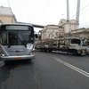 Автобус и автовоз столкнулись на перекрестке — newsvl.ru