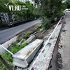Сползшие на тротуар бетонные ограждения на 50 лет ВЛКСМ подрядчик восстановит за свой счет – мэрия