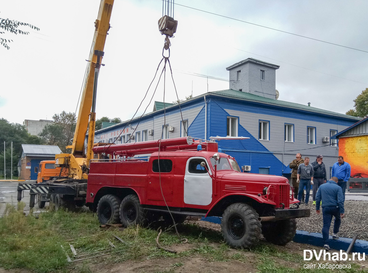 Мемориал памяти погибших огнеборцев появился в Комсомольске (ФОТО; ВИДЕО) —  Новости Хабаровска