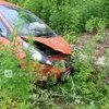 Honda Fit от удара выбросило в кювет — newsvl.ru