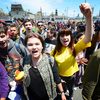 Большинство митингующих - молодежь, есть даже несовершеннолетние — newsvl.ru