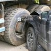Forester въехал в заднюю колесную пару грузовика — newsvl.ru
