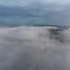 Словно одеялом, город укрывается туманами по вечерам — newsvl.ru