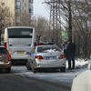 ДТП на Покровском парке - автобус и такси — newsvl.ru