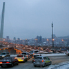 Золотой мост традиционно стоял в сторону центра — newsvl.ru