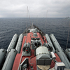 Гвардейский ракетный крейсер «Варяг». Фото с учений «Морское взаимодействие – 2015» — newsvl.ru