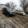 С обочин снег снова стаскивается колесами на дорогу — newsvl.ru