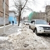 Снег сгребли к тротуарам на Пушкинской — newsvl.ru