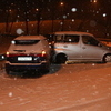 В результате удара Toyota Funcargo и Subaru Legacy откинуло к леерному ограждению — newsvl.ru