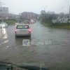 На Столетии в районе стадиона «Строитель» затопило дорогу — newsvl.ru