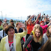 Зрители приветствуют гостей фестиваля — newsvl.ru