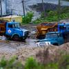 Дорожники обустроили на перекрытой дороге склад для мусора и пескосолевой смеси — newsvl.ru