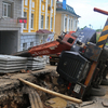 Из-за земляных работ упал кран в районе улицы Тигровой — newsvl.ru