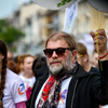 Гребенщиков поддержал участников, но к забегу не присоединился, хотя его выход на дистанцию анонсировался заранее — newsvl.ru
