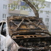 Несмотря на все усилия, автомобиль выгорел дотла — newsvl.ru