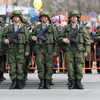  Участники парада в Артеме - разведчики — newsvl.ru