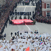 Порядка 35 тысяч человек вышли в едином строю с фотографиями своих родных - участников ВОВ — newsvl.ru