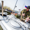 Возле сцены расположились две полевые кухни КП-130 — newsvl.ru