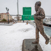 Памятник Солженицыну на Корабельной набережной — newsvl.ru