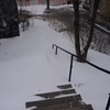 Многочисленные городские лестницы замело — newsvl.ru