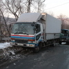 Сегодня, 28 января, во Владивостоке в районе улицы Руднева  произошла авария с участием двух грузовиков — newsvl.ru
