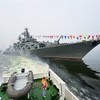 В середине декабря этого года Минобороны РФ сообщило, что крейсер «Варяг» сразу после Нового года сменит у берегов Сирии флагман Черноморского флота гвардейский ракетный крейсер «Москва»   — newsvl.ru