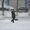 С самого утра горожане приступили к ликвидации последствий снегопада — newsvl.ru