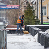 На Арбате продолжается уборка последствий прошлого снегопада — newsvl.ru