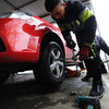 Только снег заставил многих автомобилистов отправиться на шиномонтаж — newsvl.ru
