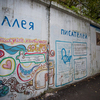 Вдоль дороги на Некрасовской в районе дома № 70 вот уже два года красуется «аллея писателей» — newsvl.ru
