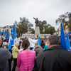 Традиционным местом сбора митингующих стала площадь у памятника Ленину — newsvl.ru