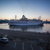 Всего посмотреть на прибытие корабля во Владивосток пришло около пяти горожан — newsvl.ru