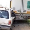 Потерявший управление джип врезался в заднюю часть прицепа одной из большегрузных машин — newsvl.ru