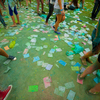 Участники рассыпали свыше 30 тысяч пакетиков с сухой краской — newsvl.ru