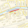 Красным цветом выделен участок в районе Бородинской, где ограничено движение транспорта до 10 августа — newsvl.ru