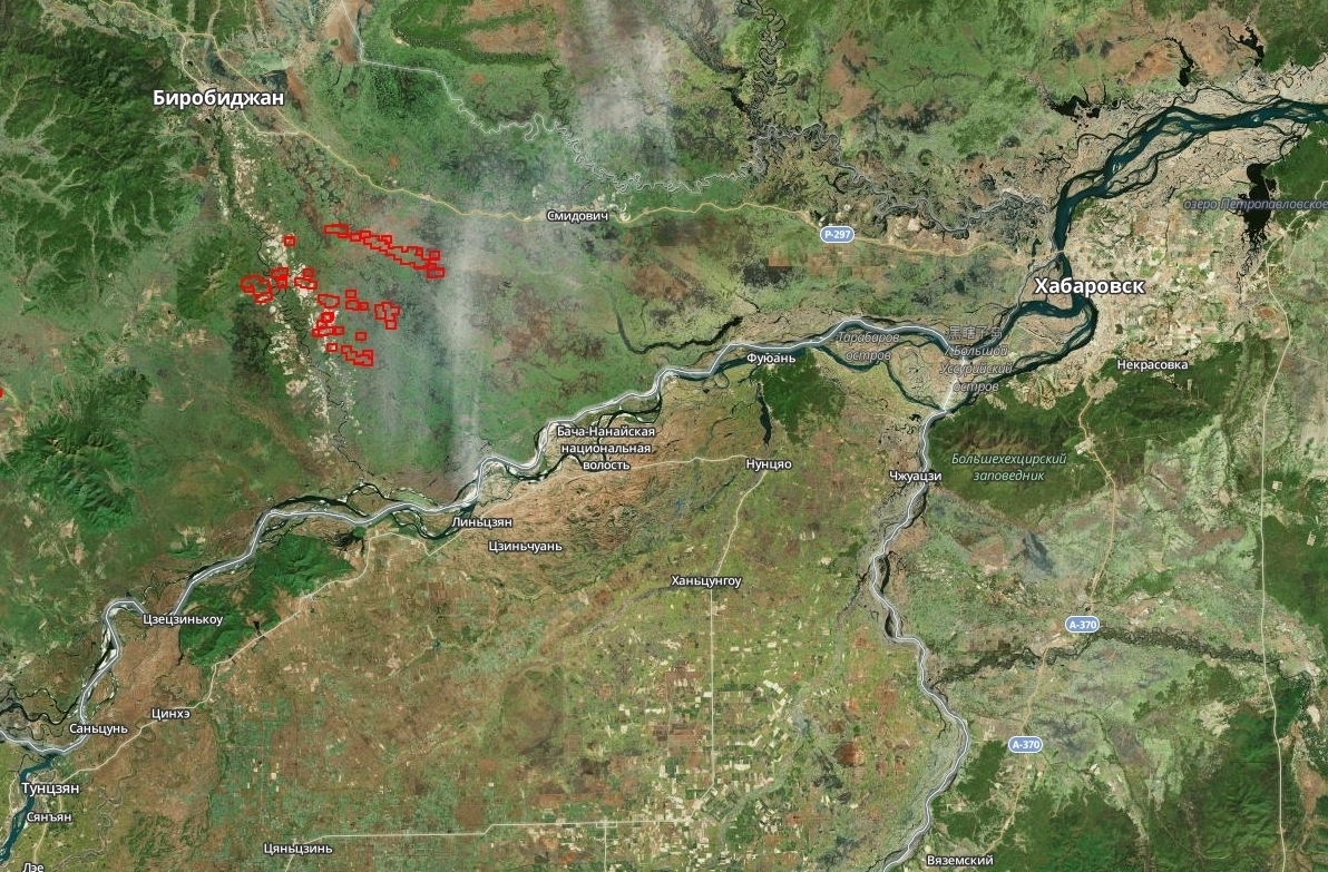 Фуюань хабаровск карта