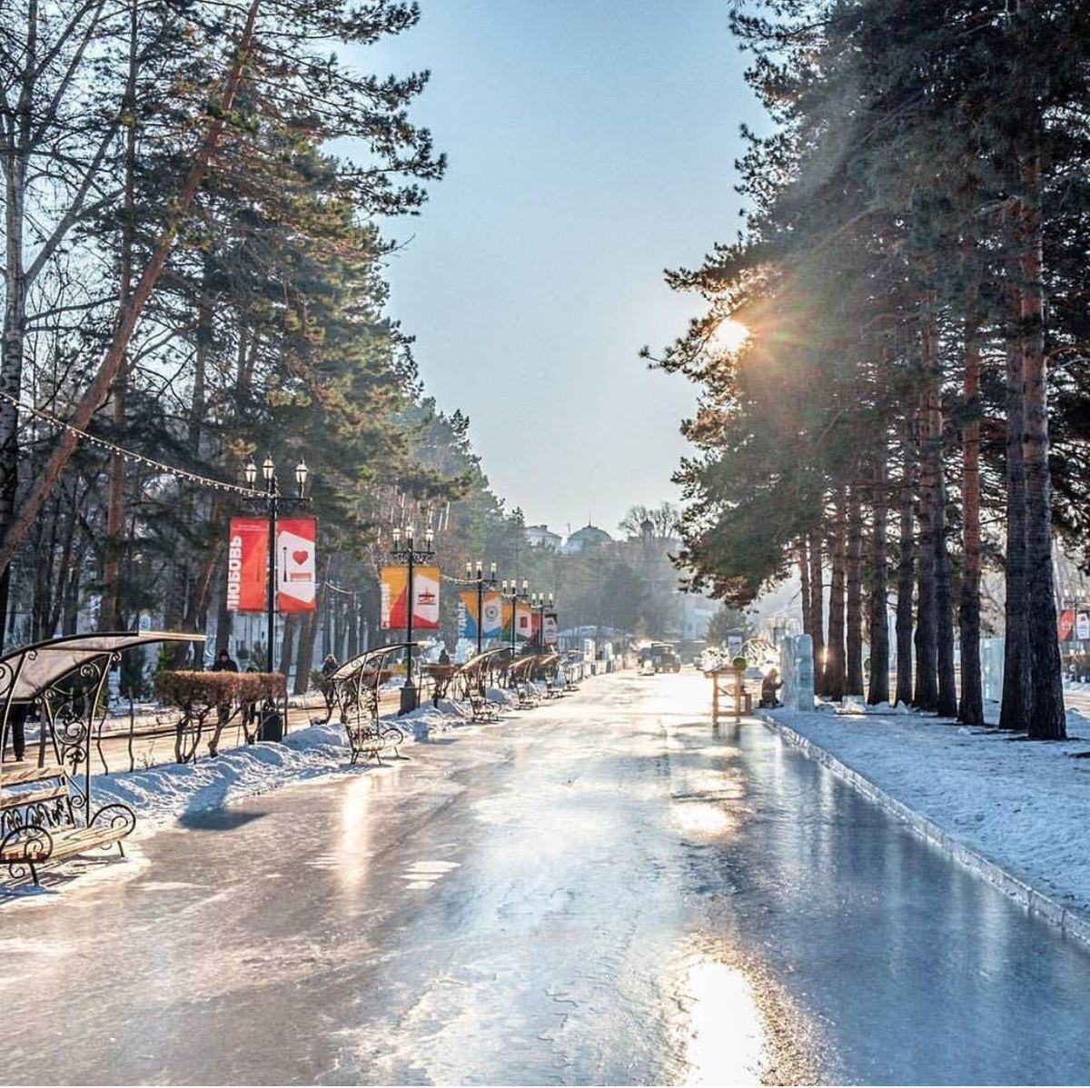 каток в хабаровске на набережной