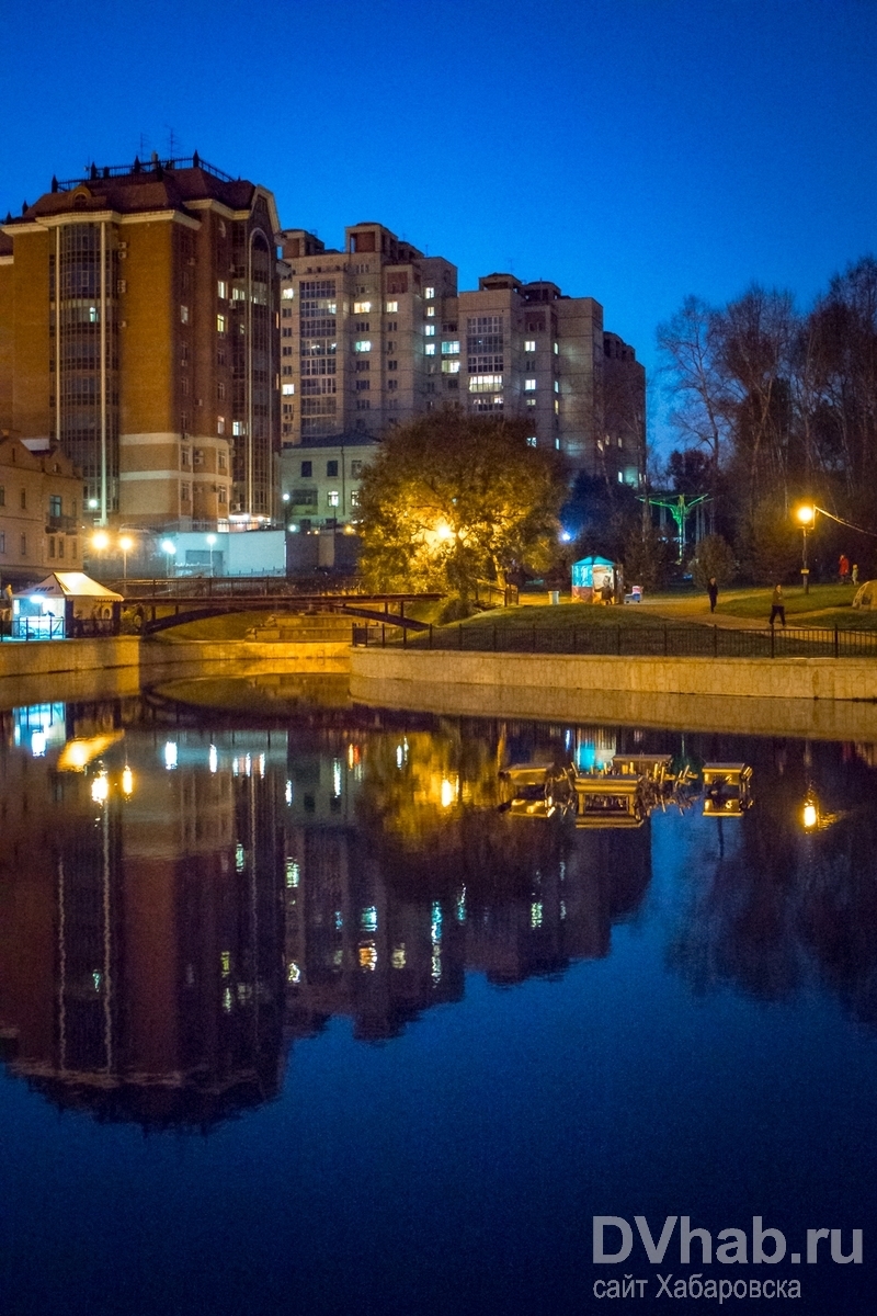 Хабаровск вечером фото