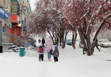 Снежные картинки: в Комсомольск-на-Амуре пришла зима 