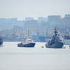 Боевые корабли ТОФ выстроились во время парада  — newsvl.ru