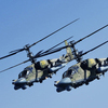Вертолеты Ка-52 маневрируют на учениях на полигоне Клерк — newsvl.ru